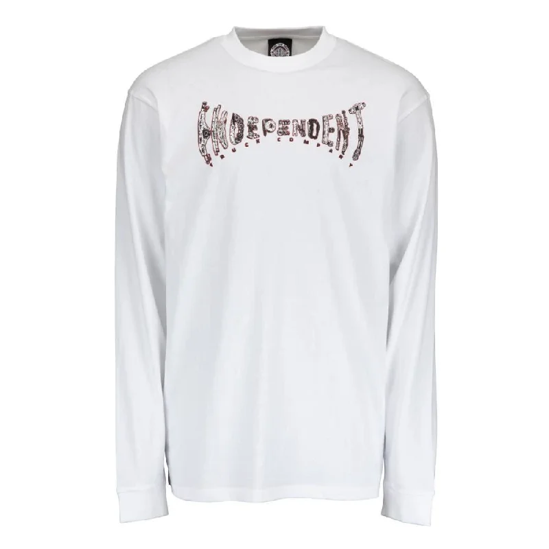 T-Shirt For Local Artists-Independent Longsleeve T-Shirt Genuine Parts L/S T-Shirt - White