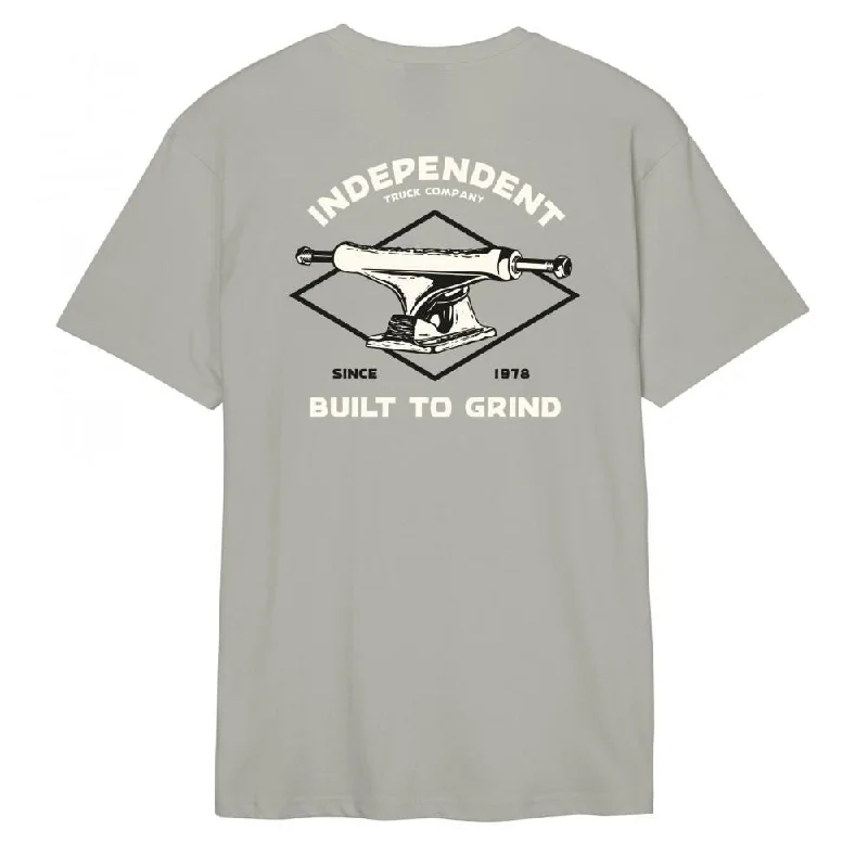 T-Shirt For Pet Rescues-Independent T-Shirt BTG Truck T-Shirt - Cement