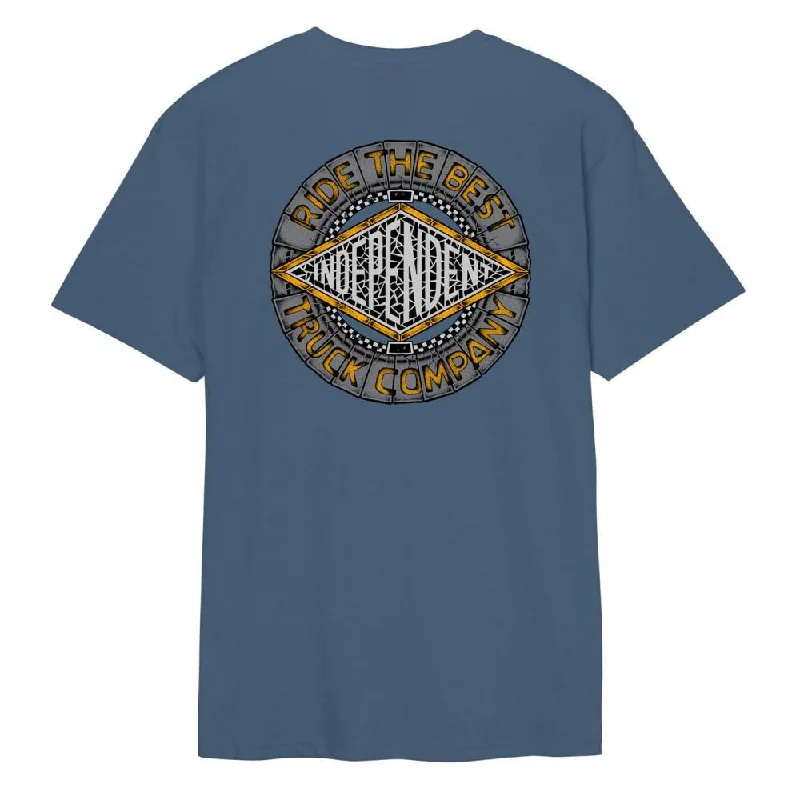 T-Shirt With Beach Sand-Independent T-Shirt Mako Tile Summit - Steel Blue