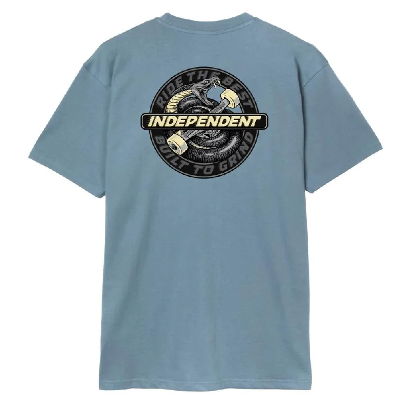 T-Shirt With Squad Names-Independent T-Shirt Speed Snake T-Shirt - Slate Blue