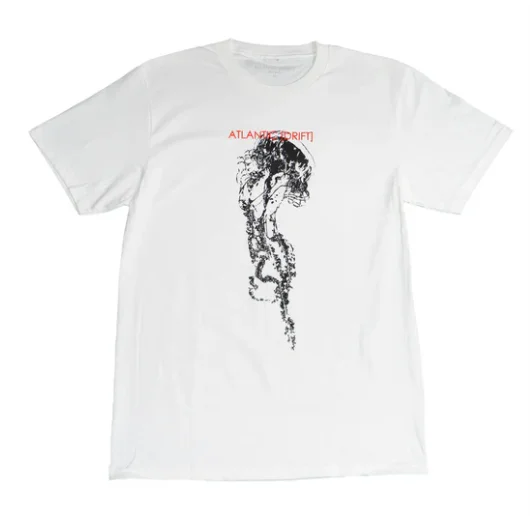 T-Shirt With Graffiti Prints-Jelly Up Tee | White