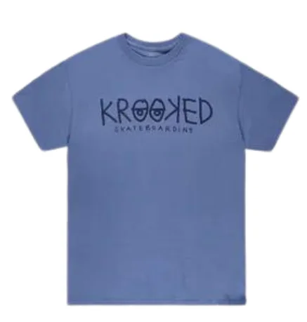 T-Shirt For Snapchat Fun-Krooked Eyes Tee | Indigo