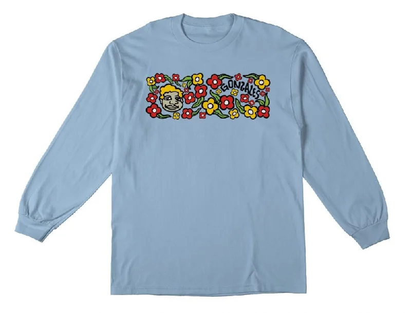 T-Shirt With Alien Designs-Krooked L/S T-Shirt Sweatpants - Powder Blue / Multi