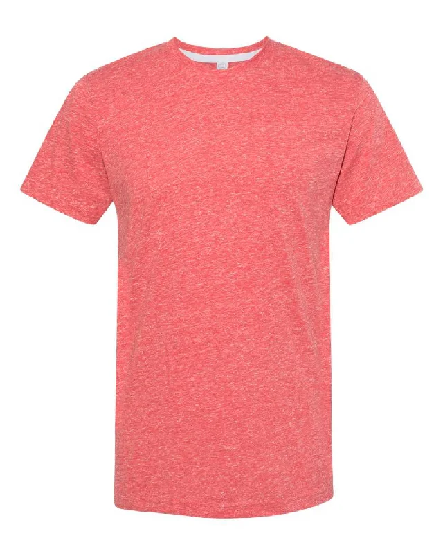 T-Shirt For Music Makers-Lat 6991 Harborside Melange T-Shirt - Red Melange