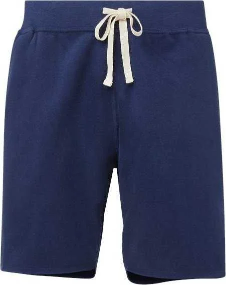 Shorts With Tent Prints-MV Sport 22743 Vintage Fleece Shorts - Vintage Blue