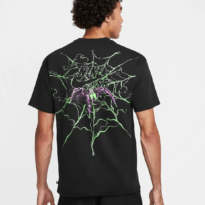 T-Shirt With Cause Ribbons-Nike SB OC Spider Tee Shirt - Black