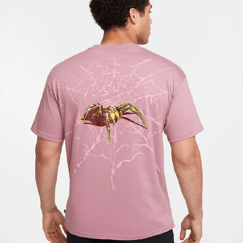 T-Shirt With Race Logos-Nike SB OC Spider Tee Shirt - Plum Dust