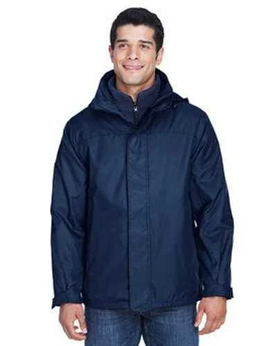 North End 88130 Adult 3-In-1 Jacket - Midnight Navy