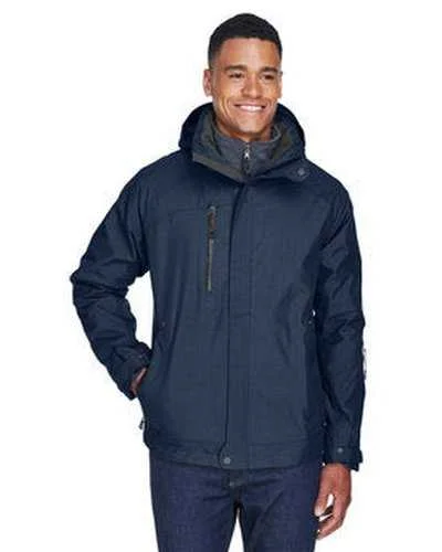 North End 88178 Men's Caprice 3-In-1 Jacket with Soft Shell Liner - Navy