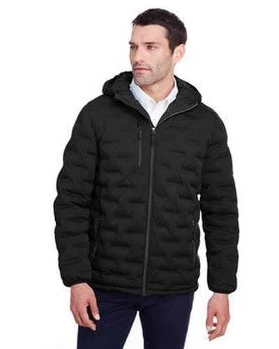 North End NE708 Men's Loft Puffer Jacket - Black Carbon