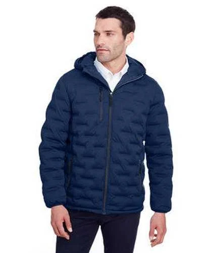 North End NE708 Men's Loft Puffer Jacket - Navy Carbon