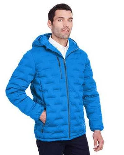 North End NE708 Men's Loft Puffer Jacket - Olym Blue Carbon