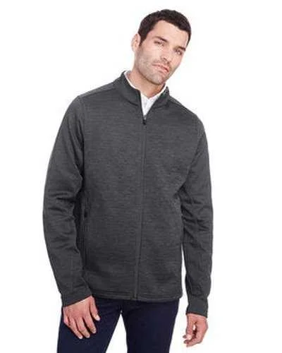 North End NE712 Men's Flux 20 Full-Zip Jacket - Black Heather Carbon