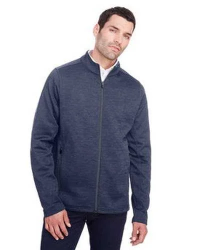 North End NE712 Men's Flux 20 Full-Zip Jacket - Clsc Navy Heather Crb