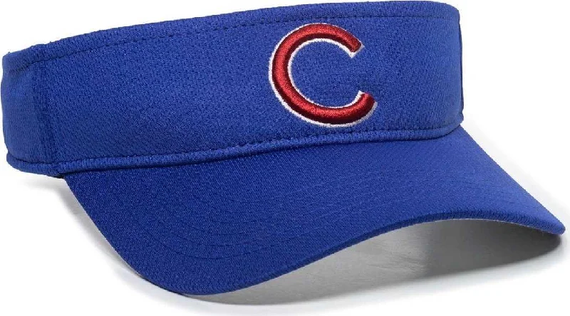 Wide Brim Rancher Hat-OC Sports MLB-185 Traditional Visor - Chicago Cubs