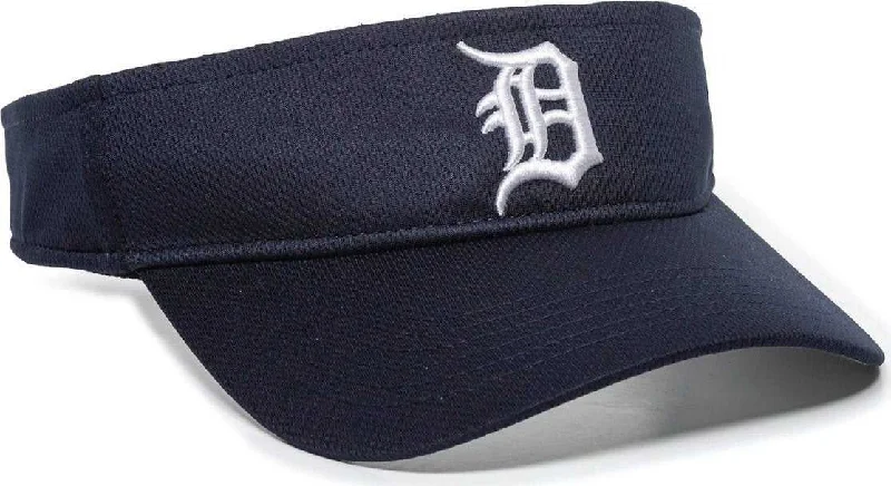 Designer-Inspired Statement Hat-OC Sports MLB-185 Traditional Visor - Detroit Tigers