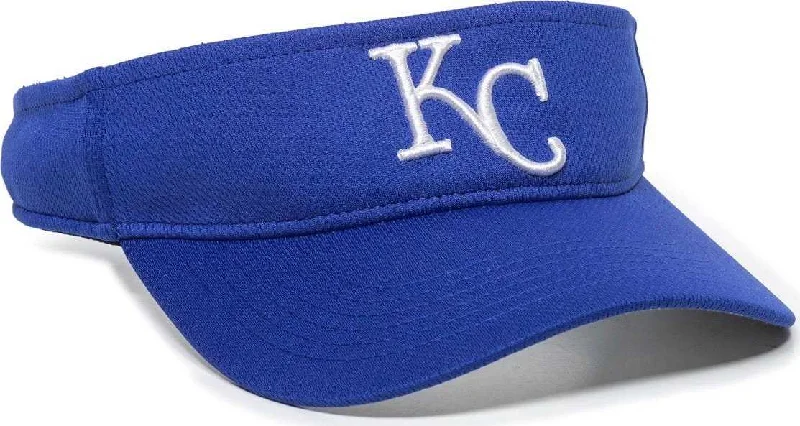 Quilted Winter Insulated Hat-OC Sports MLB-185 Traditional Visor - Kansas City Royals