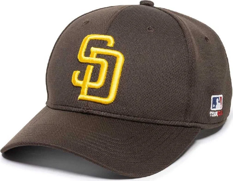 Thermal Windproof Hat-OC Sports MLB-350 MLB Polyester Baseball Adjustable Cap - San Diego Padres Home