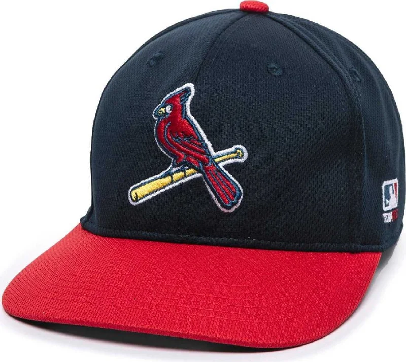 Denim Embroidered Hat-OC Sports MLB-350 MLB Polyester Baseball Adjustable Cap - St. Louis Cardinals Alternate