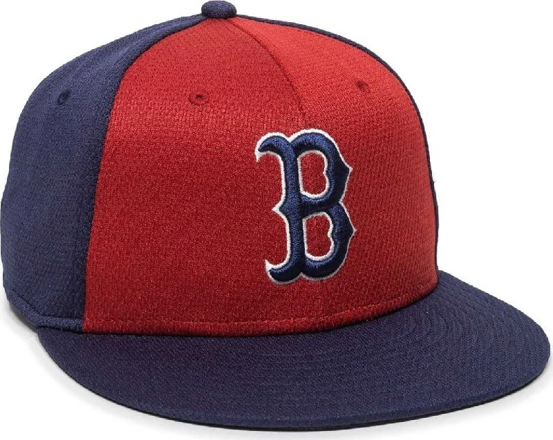 Fashion-Forward Statement Hat-OC Sports MLB-400 MLB Mesh Baseball Cap - Boston Red Sox Colorblock