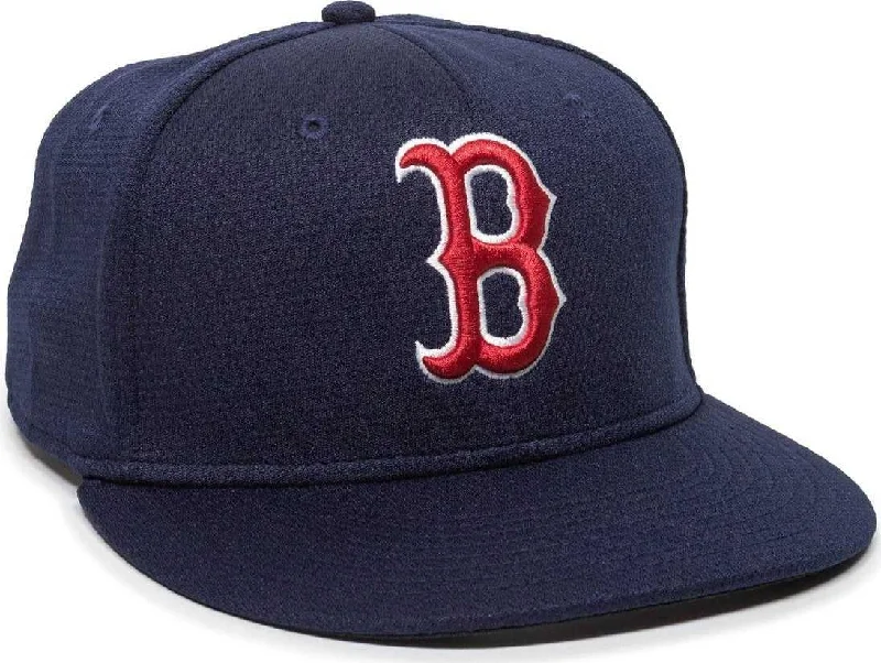 Protective UV Block Hat-OC Sports MLB-400 MLB Mesh Baseball Cap - Boston Red Sox