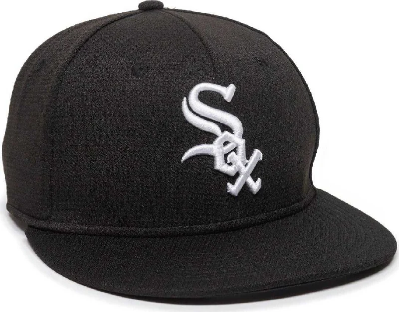 Packable Straw Travel Hat-OC Sports MLB-400 MLB Mesh Baseball Cap - Chicago White Sox