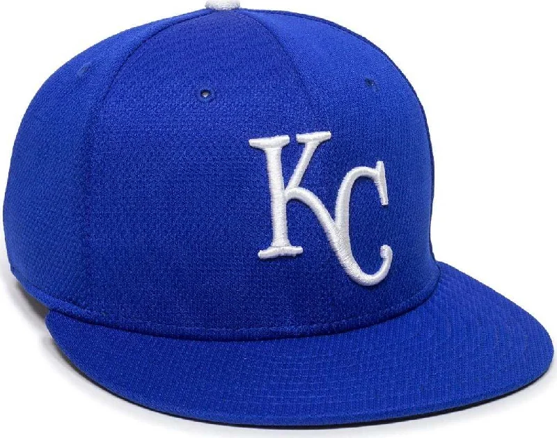 Fluffy Faux Fur Winter Hat-OC Sports MLB-400 MLB Mesh Baseball Cap - Kansas City Royals