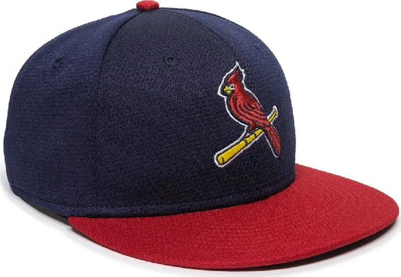 Handmade Wool Blend Hat-OC Sports MLB-400 MLB Mesh Baseball Cap - St Louis Cardinals Alternate