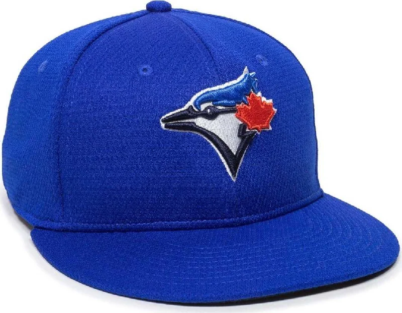 Water-Repellent Outdoor Hat-OC Sports MLB-400 MLB Mesh Baseball Cap - Toronto Blue Jays