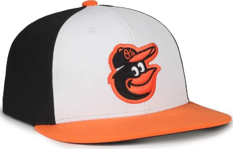 Protective Winter Cap Hat-OC Sports MLB-450 Performance Baseball Cap - Baltimore Orioles White