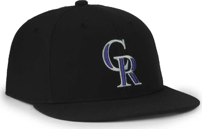 Classic Vintage Leather Hat-OC Sports MLB-450 Performance Baseball Cap - Colorado Rockies