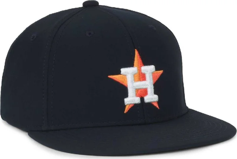 Denim Embroidered Hat-OC Sports MLB-450 Performance Baseball Cap - Houston Astros