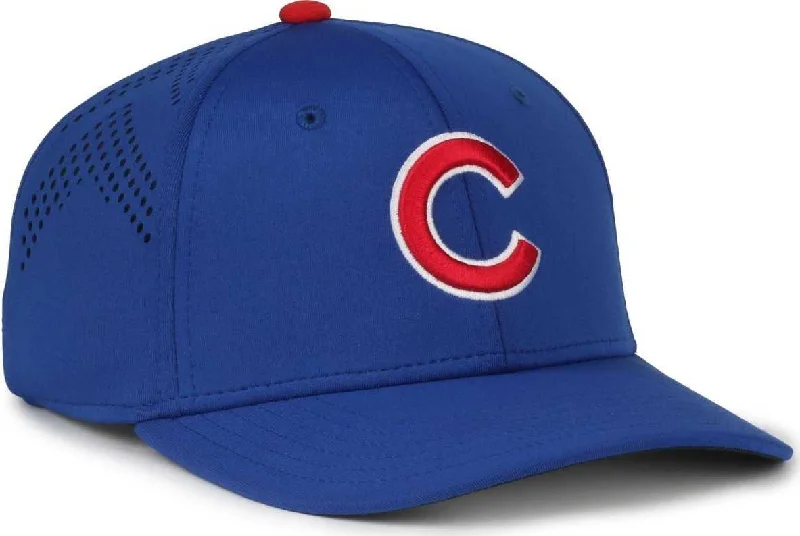 Weather-Resistant Hat-OC Sports MLB-650 Performance Snapback Baseball Cap - Chicago Cubs