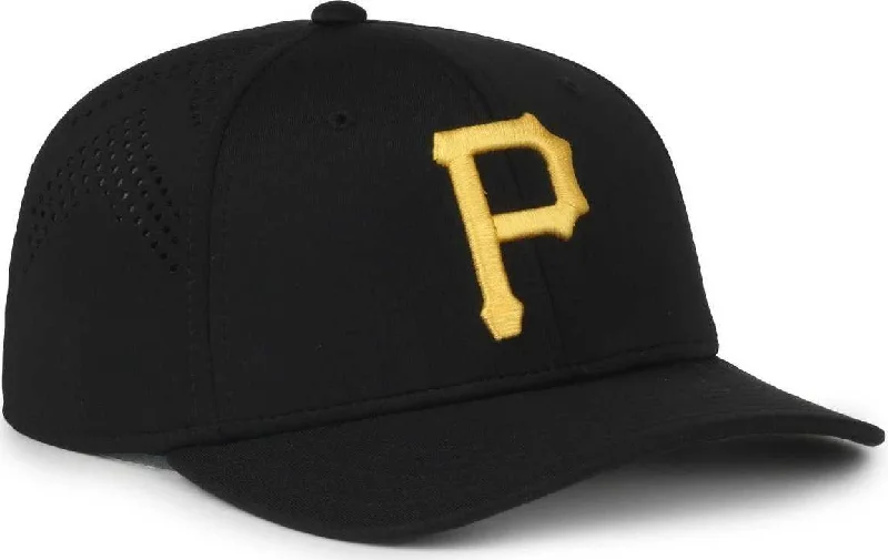 Iconic Cowboy Style Hat-OC Sports MLB-650 Performance Snapback Baseball Cap - Pittsburgh Pirates