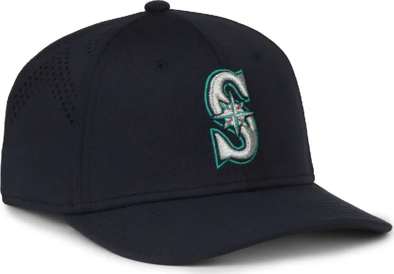 Thermal Insulated Hat-OC Sports MLB-650 Performance Snapback Baseball Cap - Seattle Mariners