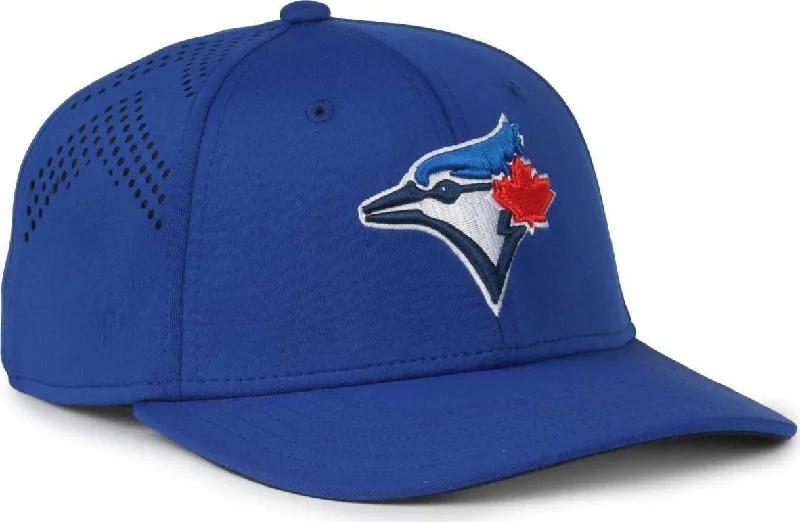 Funky Printed Baseball Hat-OC Sports MLB-650 Performance Snapback Baseball Cap - Toronto Blue Jays