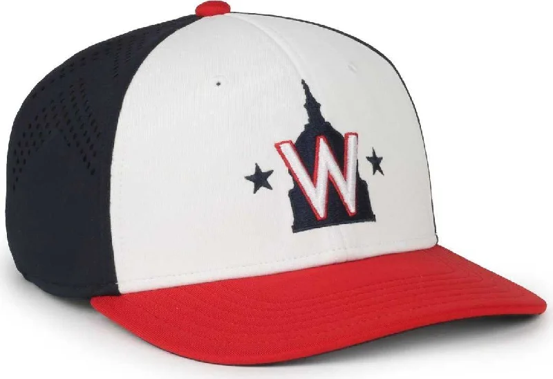 Personalized Embroidered Hat-OC Sports MLB-650 Performance Snapback Baseball Cap - Washington National