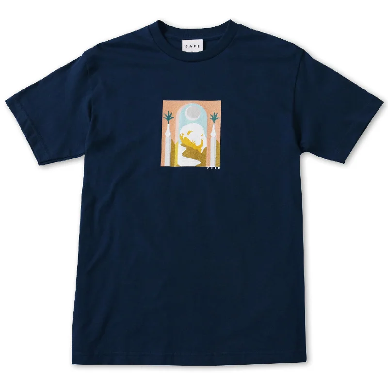 T-Shirt For Holiday Cheer-Ozymandias Tee (Harbour Blue)