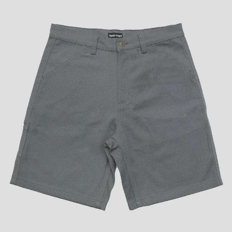 Shorts For Chill Moments-Pass~Port Diggers Club Shorts - Steel