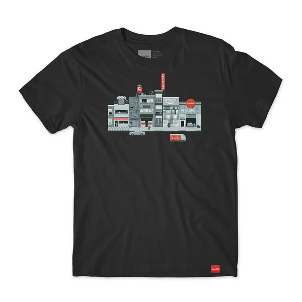 T-Shirt For Street Artists-Pixel City Tee | Black