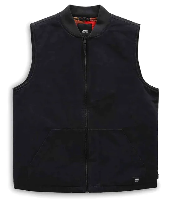 Plaid Talbot Vest | Black