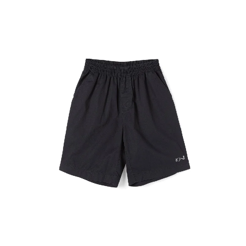 Shorts With Ice Skate Art-Polar Skate Co Surf Shorts 2.0 - Black