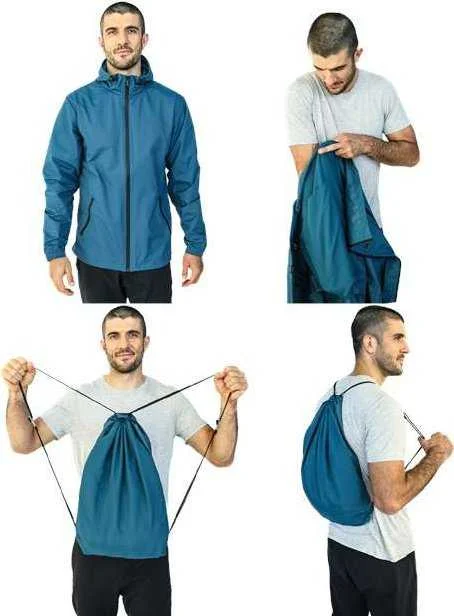 Quikflip ARJ-R1 2-in-1 Dryflip Rain Jacket - Atlantic Blue