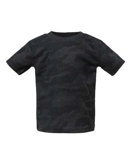 T-Shirt For Indie Tunes-Rabbit Skins 3322 Infant Fine Jersey Tee - Storm Camo