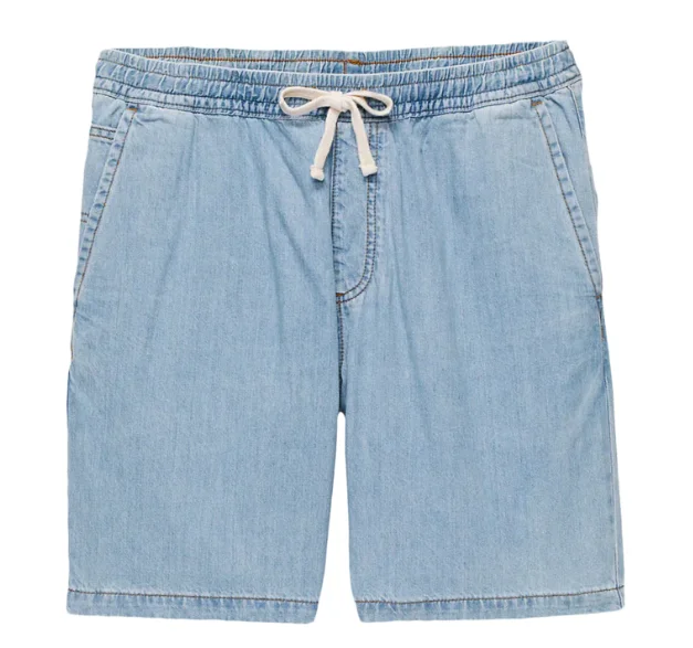 Shorts With Ski Vibes-Range Denim Relaxed Short | Stonewash