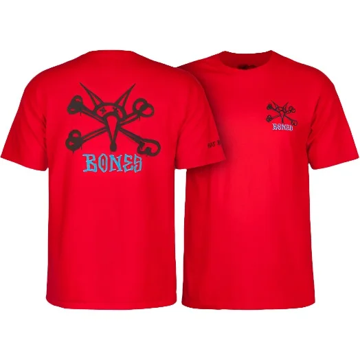 T-Shirt For Tailgate Parties-Rat Bones | Red