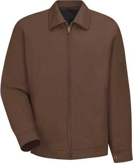 Red Kap JT22 Waist Length Jacket - Brown (Long Sizes)