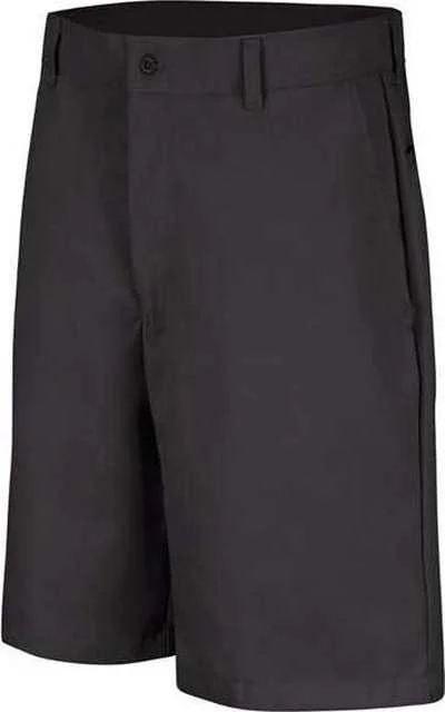 Shorts With Regional Teams-Red Kap PT26 Plain Front Shorts - Black