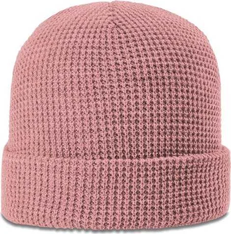 Stylish Lightweight Safari Hat-Richardson 146 Waffle Knit Beanies with Cuff - Blush