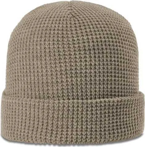 Breathable Tennis Visor Hat-Richardson 146 Waffle Knit Beanies with Cuff - Clay